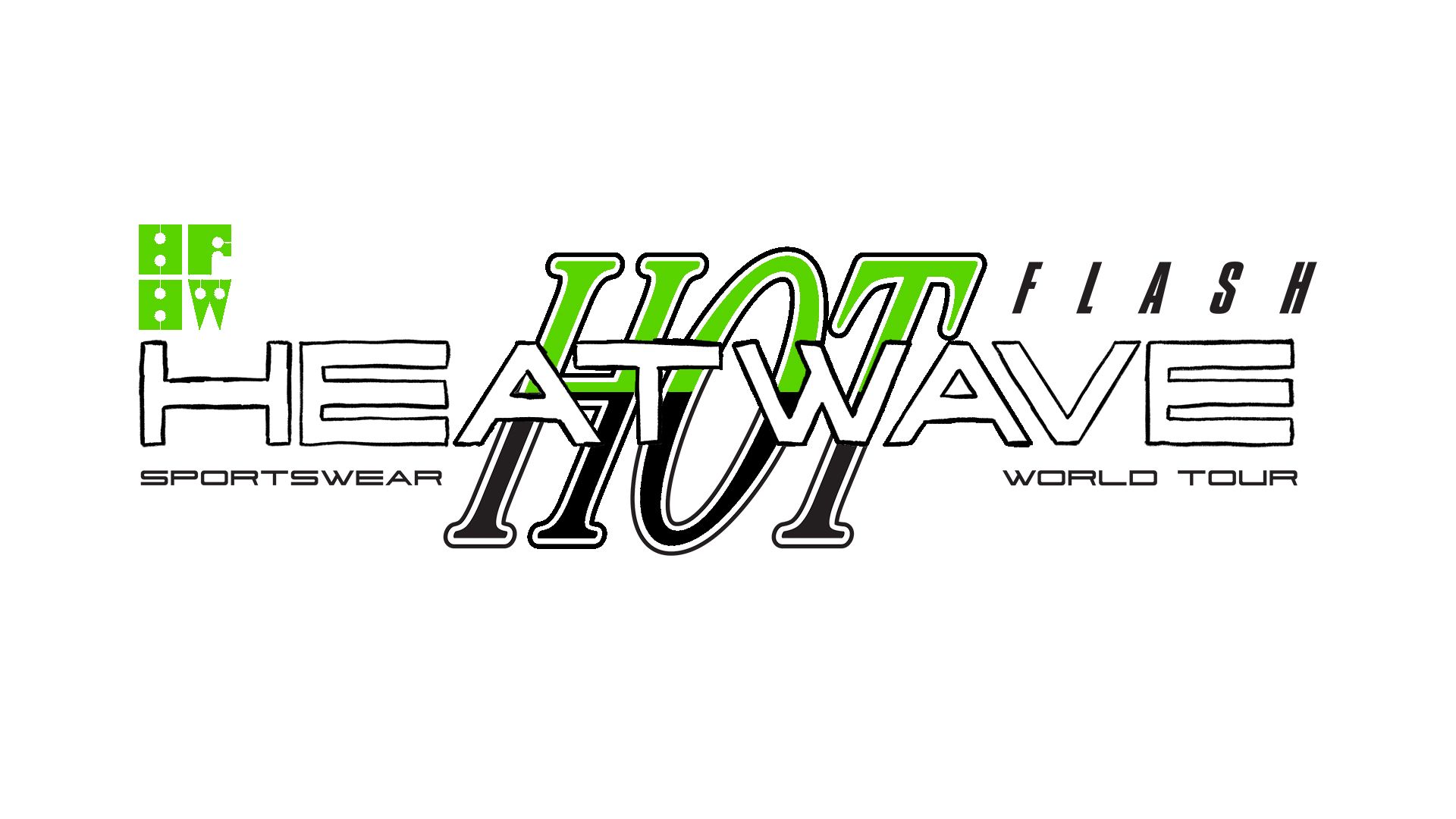 Hot flash Heat Wave Sportswear World Tour logo