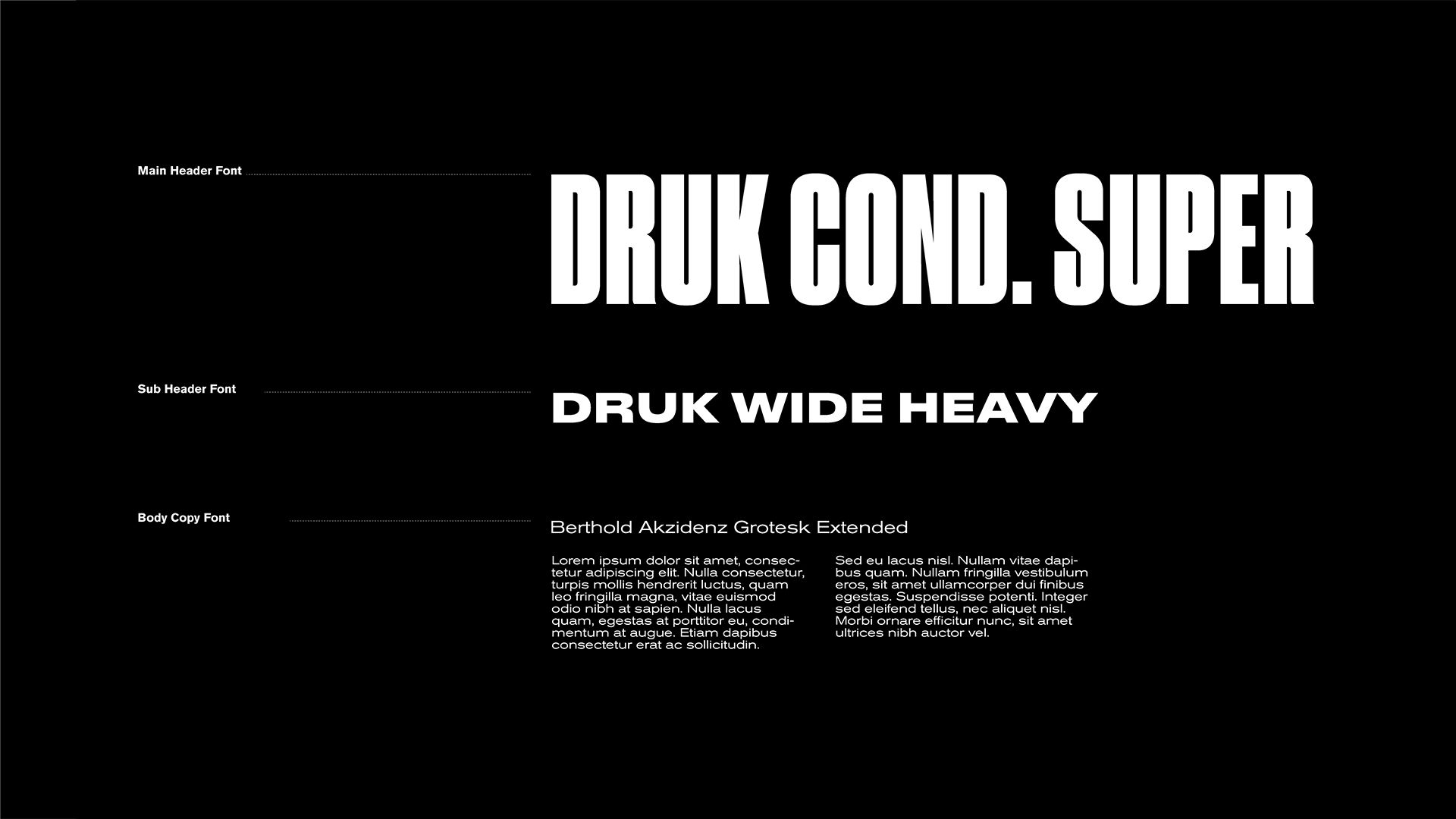 Jackson American Series Soloist campaign style guide typeface pairing